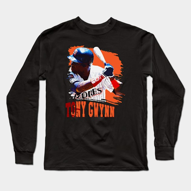 Tony gwynn Long Sleeve T-Shirt by Aloenalone